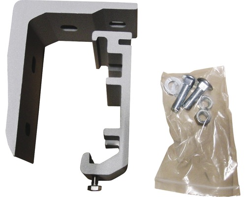 Crochet de toit avec vis et écrous pour le montage d''installations solaires