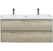 Meuble sous-lavabo avec deux tiroirs et lavabo