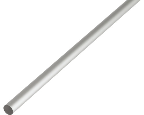 Barre ronde Aluminium argent 8 , 1 m