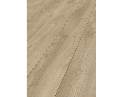 Nahaufnahme von Laminatboden mit Holzoptik