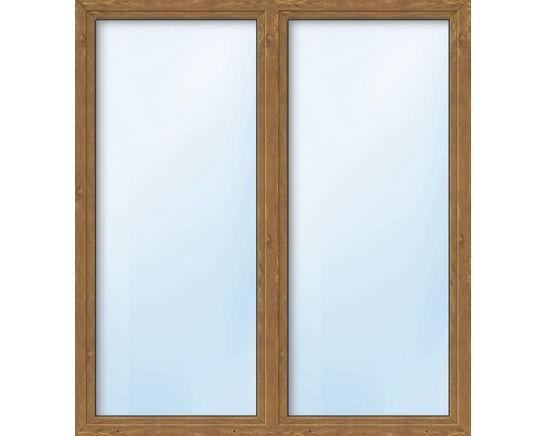 ARON Basic Balkontür Kunststoff 2-flg. mit Stulppfosten ESG weiß/golden oak 1300x2050 mm ARON Basic Balkontür Kunststoff 2-flg. mit Stulppfosten ESG weiß/golden oak 1300x2050 mm