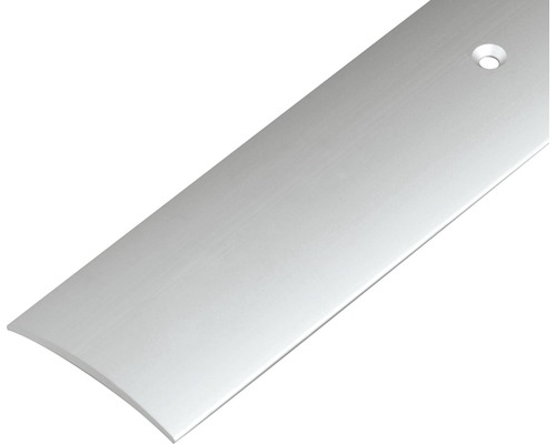 Barre de seuil alu argent anodisé 40x1 mm, 1 m