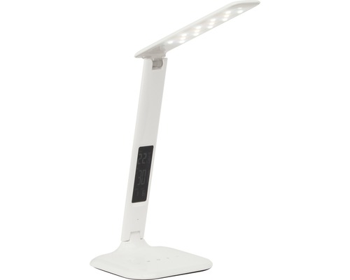 Lampe de bureau LED à intensité lumineuse variable 5W 200 lm 2800/6500 K H 55 cm Glenn blanc Lampe de bureau LED à intensité lumineuse variable 5W 200 lm 2800/6500 K H 55 cm Glenn blanc