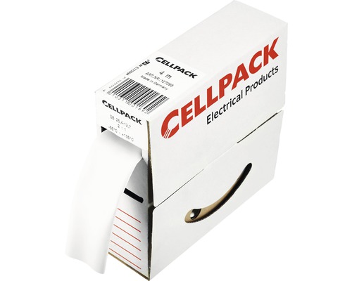 Tuyau thermorétractable 25,4-12,7 blanc Cellpack SB25WS article au mètre sur mesure disponible dans votre magasin Hornbach