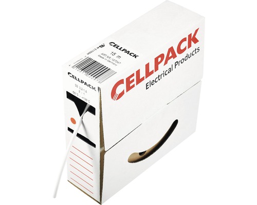 Tuyau thermorétractable 3,2-1,6 blanc Cellpack SB3WS article au mètre sur mesure disponible dans votre magasin Hornbach