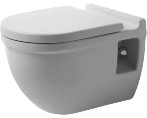 WC suspendu DURAVIT Starck 3 cuvette à fond creux avec bride de rinçage à  économie d'eau blanc sans abattant WC 2200090000 - HORNBACH Luxembourg