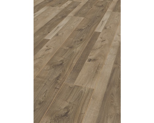 Stratifié posé avec aspect bois comme revêtement de sol