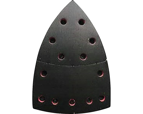 Dreieckiges Schleifpapier mit Löchern für einen Schwingschleifer