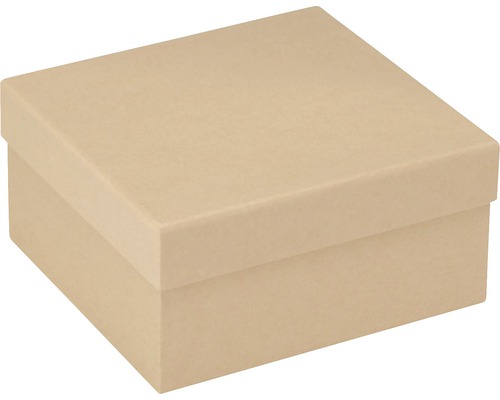 Box aus Pappe quadratisch 155x155x75 mm