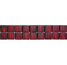 Mosaïque avec surface en verre