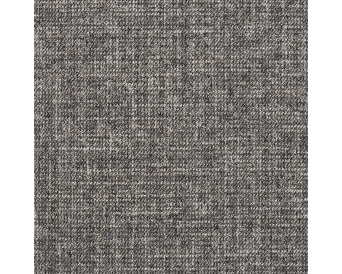 Nahaufnahme eines grauen Stoffes mit Webmuster