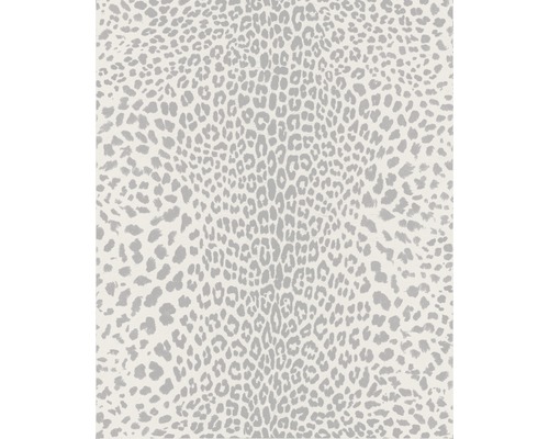 Papier peint intissé 32-624 Léopard blanc argent