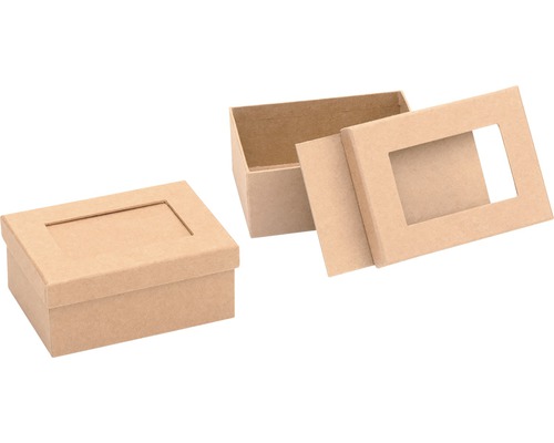 Boîte en carton avec passepartout 11x8x5 cm