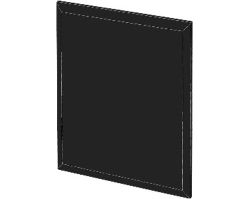 Plaque de protection en verre contre les étincelles rectangulaire 100x120 cm Panneau noir pour décoration murale