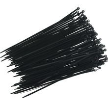 Serre-câbles résistant aux UV noir 250x4,8 mm 100 pièces Haupa 262618-thumb-0