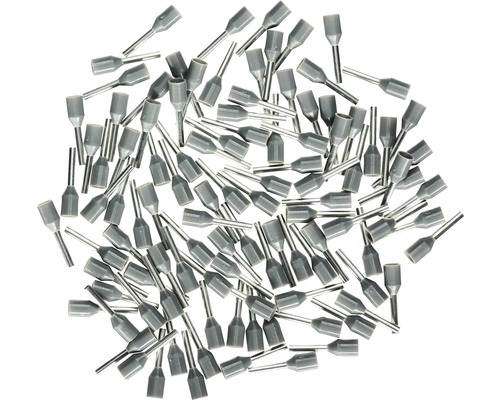 Embouts de câble isolés 0,75 mm² gris 100 pièces Haupa 270803