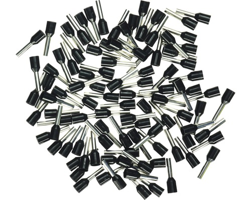 Embouts de câble isolés 1,5 mm² noir 100 pièces Haupa 270808