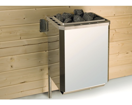 Ensemble de poêle de sauna Weka 9 kW avec commande intégrée