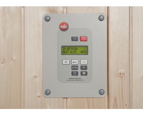 Ensemble de poêle de sauna Weka OS 9 kW avec commande combinée numérique