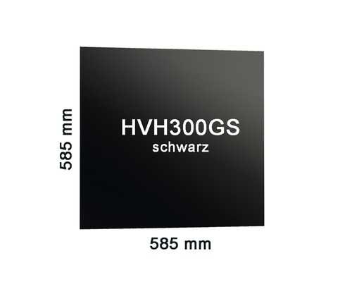 HVH300GS schwarze Fliese mit Abmessungen 585 mm