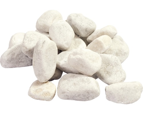 Graviers de marbre 20-40 mm 250 kg, blanc