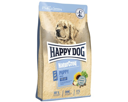 Croquettes pour chien HAPPY DOG Naturcroq pour chiot 4 kg