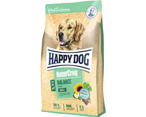 Hundefutter trocken HAPPY DOG NaturCroq Balance 4 kg Happy Dog NaturCroq Balance Trockenfutter für ausgewachsene Hunde