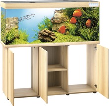 Kit complet d'aquarium Juwel Rio 450 LED SBX avec sous-meuble bois clair-thumb-2