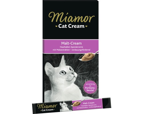 Friandise pour chat Miamor Confect Malt Cream 6x15 g