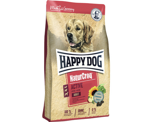 Croquettes pour chien HAPPY DOG Naturcroq Active 15 kg