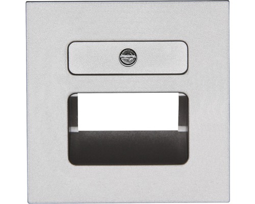 Cache pour unité de raccordement universel Kopp 371747555 Athenis 55 couleur acier Boîtier apparent pour interrupteur avec vis