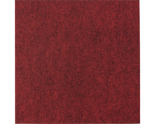 Dalles de moquette autocollantes rouge 40x40 cm