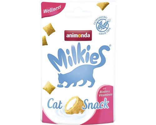 Friandises pour chats animonda Milkies Coussin Bien-être 30 g Animonda Milkies Snack pour chat, emballage