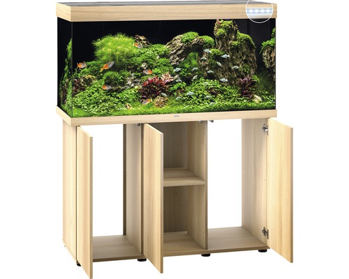 Aquarium avec meuble et éclairage LED