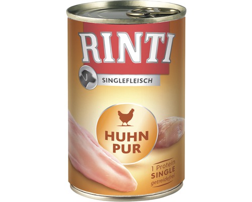 Pâtée pour chien RINTI Sensible volaille pur 400 g