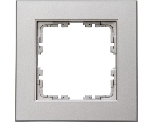 Plaque d'interrupteur simple Kopp 402147552 Athenis 55 couleur acier