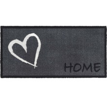 Paillasson Vision "Heart" gris 40x80 cm-thumb-0