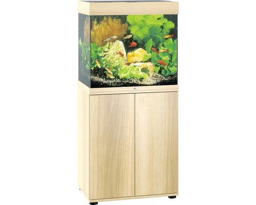 Aquariumkombination JUWEL Lido 120 SBX mit LED-Beleuchtung, Heizer, Filter und Unterschrank helles Holz-0