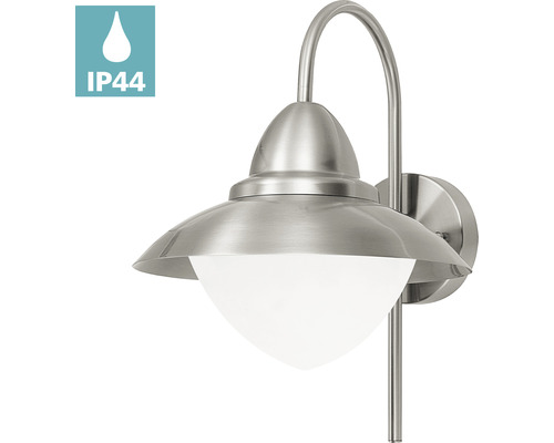 Edelstahl Außenwandleuchte mit IP44 Schutzart