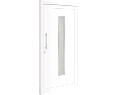 Porte multiusage en plastique Alabama II blanc 2000 x 1000 mm gauche