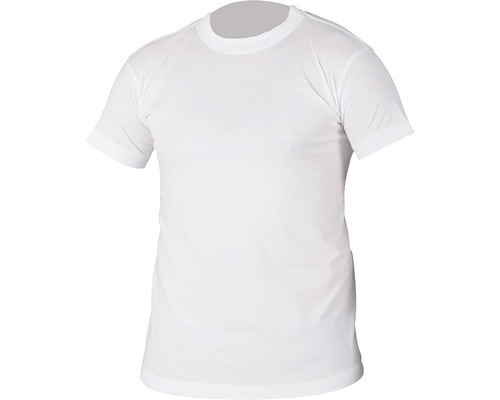 T-shirt blanc à col rond