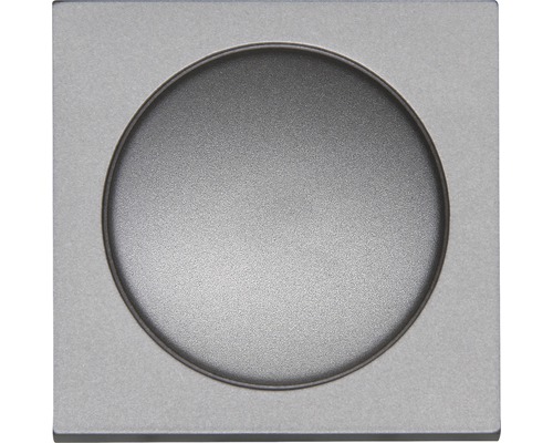 Cache pour variateur alternatif à pression Kopp 490647558 Athenis 55 couleur acier Couvercle aveugle pour gamme d''interrupteurs