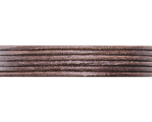 Lederband Ziege braun 1,3 mm /1 m