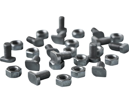 Boulons à tête en T et écrous