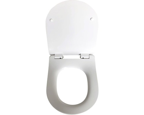 Toilettensitz aus Kunststoff, geöffnet