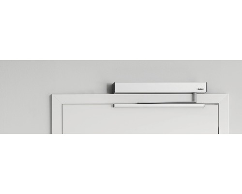 Türschließer an einer Tür montiert