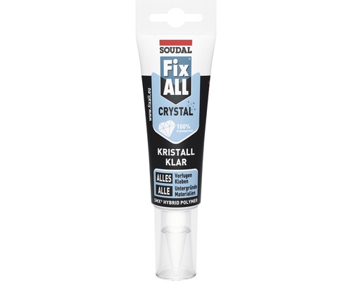 Colle de montage Soudal Fix ALL Crystal transparent 125 g