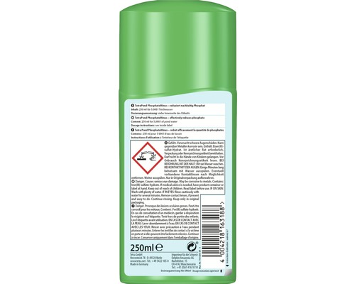 Tetra Pond PhosphateMinus, bouteille de 250 ml pour réduire les phosphates dans le bassin de jardin