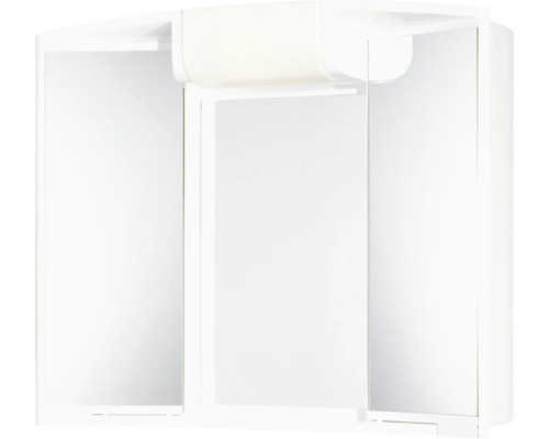 Armoire de toilette Jokey Angy 59 x 15 x 50 cm blanc 2 portes lampe économique IP 21