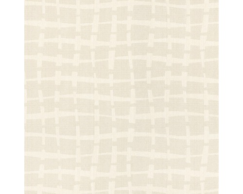 Papier peint intissé 56108 Padua Graphique beige Textile avec motif de grille graphique